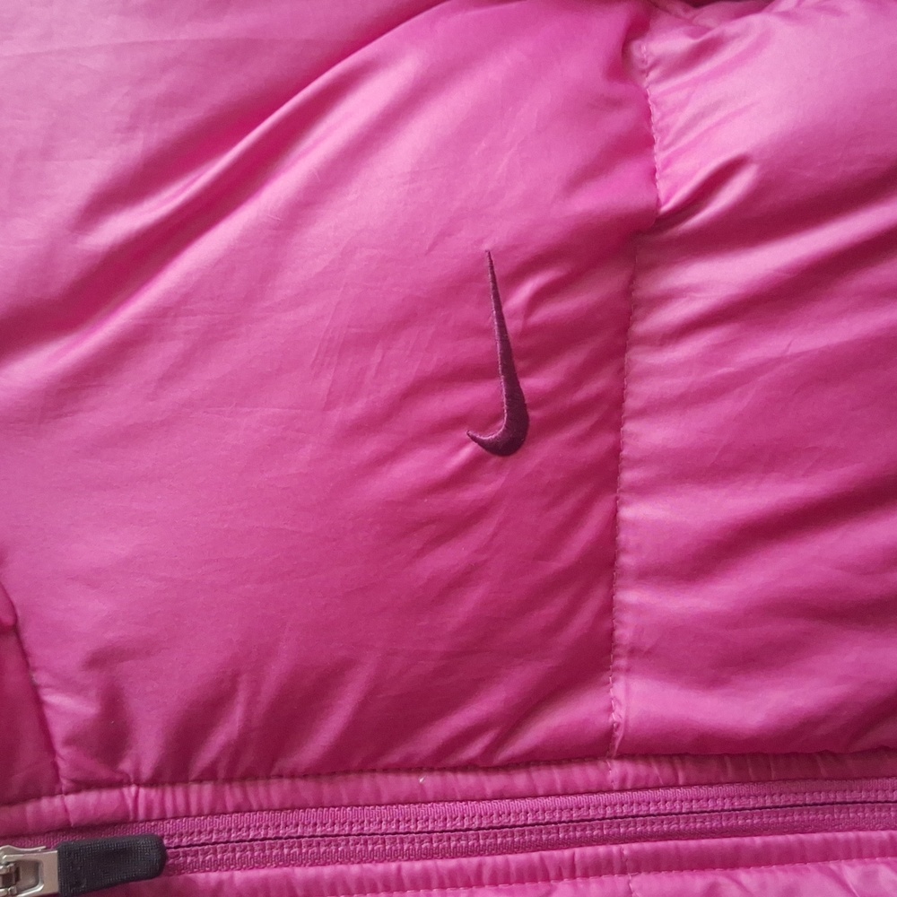 Y2K Nike Pink Down Puffer Coat - Picture 3 of 14
